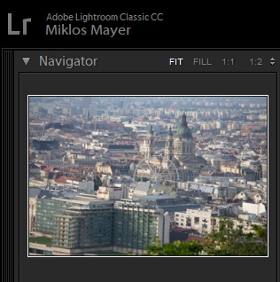 lightroom navigacios ablak